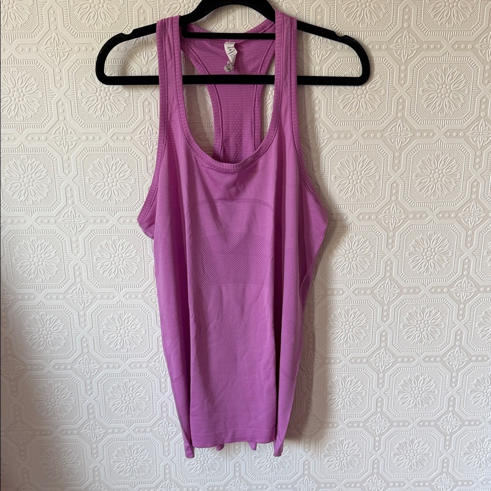 Lululemon Swiftly Tech Racerback Pink Purple Size 10